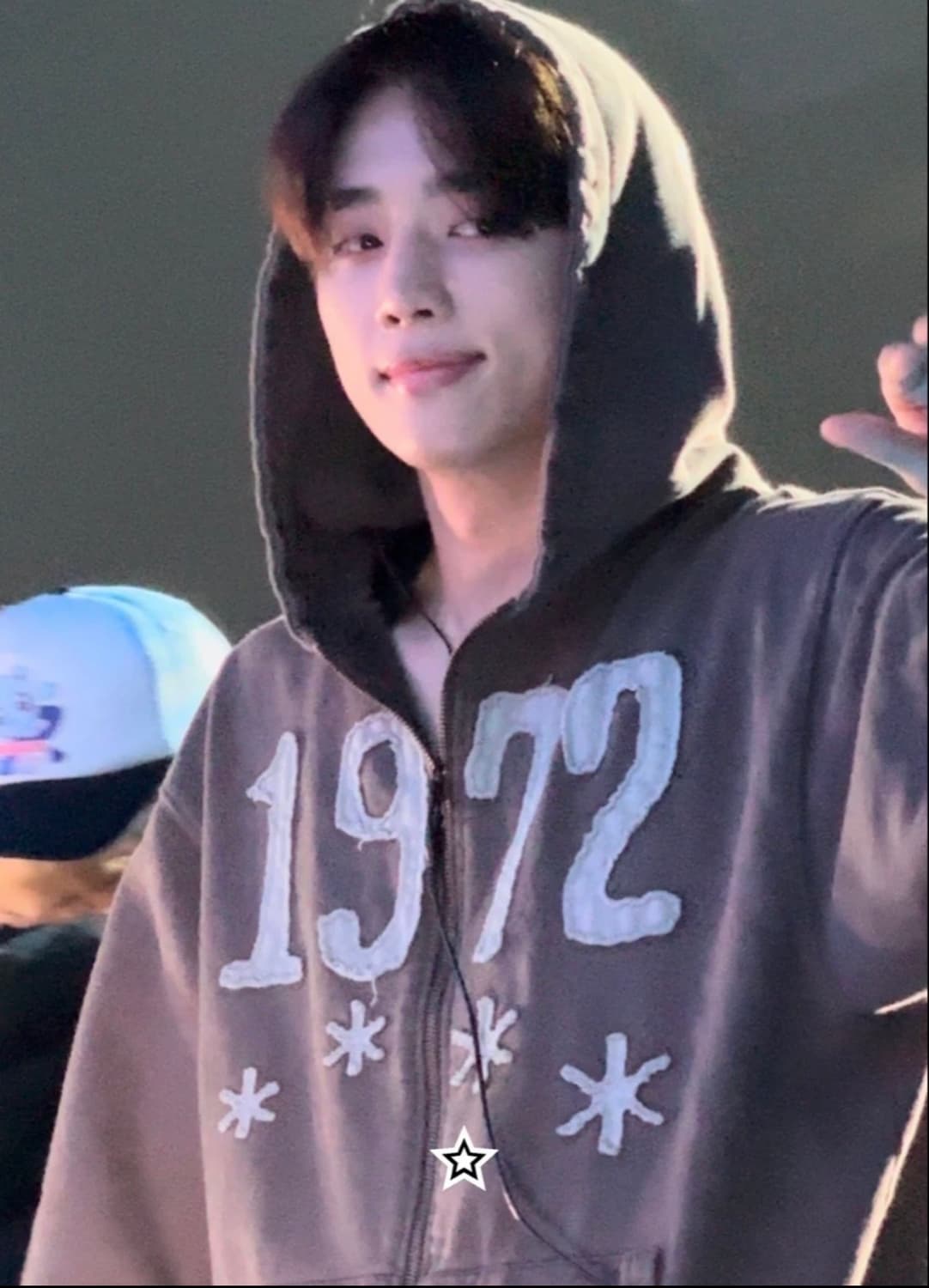 (더보이즈 선우 착용) 더콜디스트모먼트 1972 후드집업 다크 브라운 M 상품이미지2