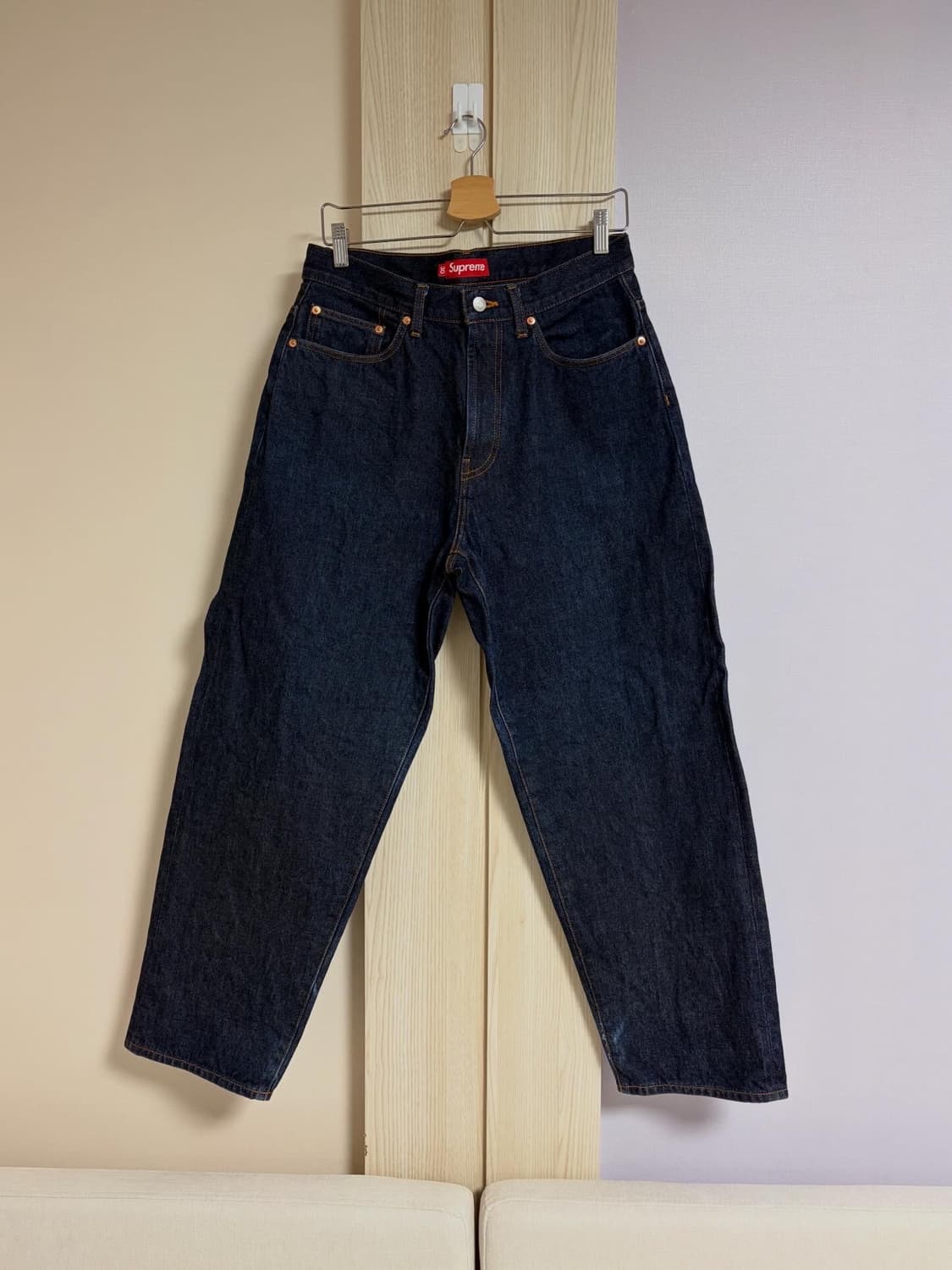 슈프림 24ss 배기진 리지드 인디고 상품이미지1