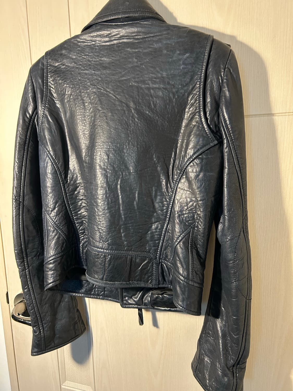 발렌시아가 레더 라이더 양가죽 자켓 상품이미지4