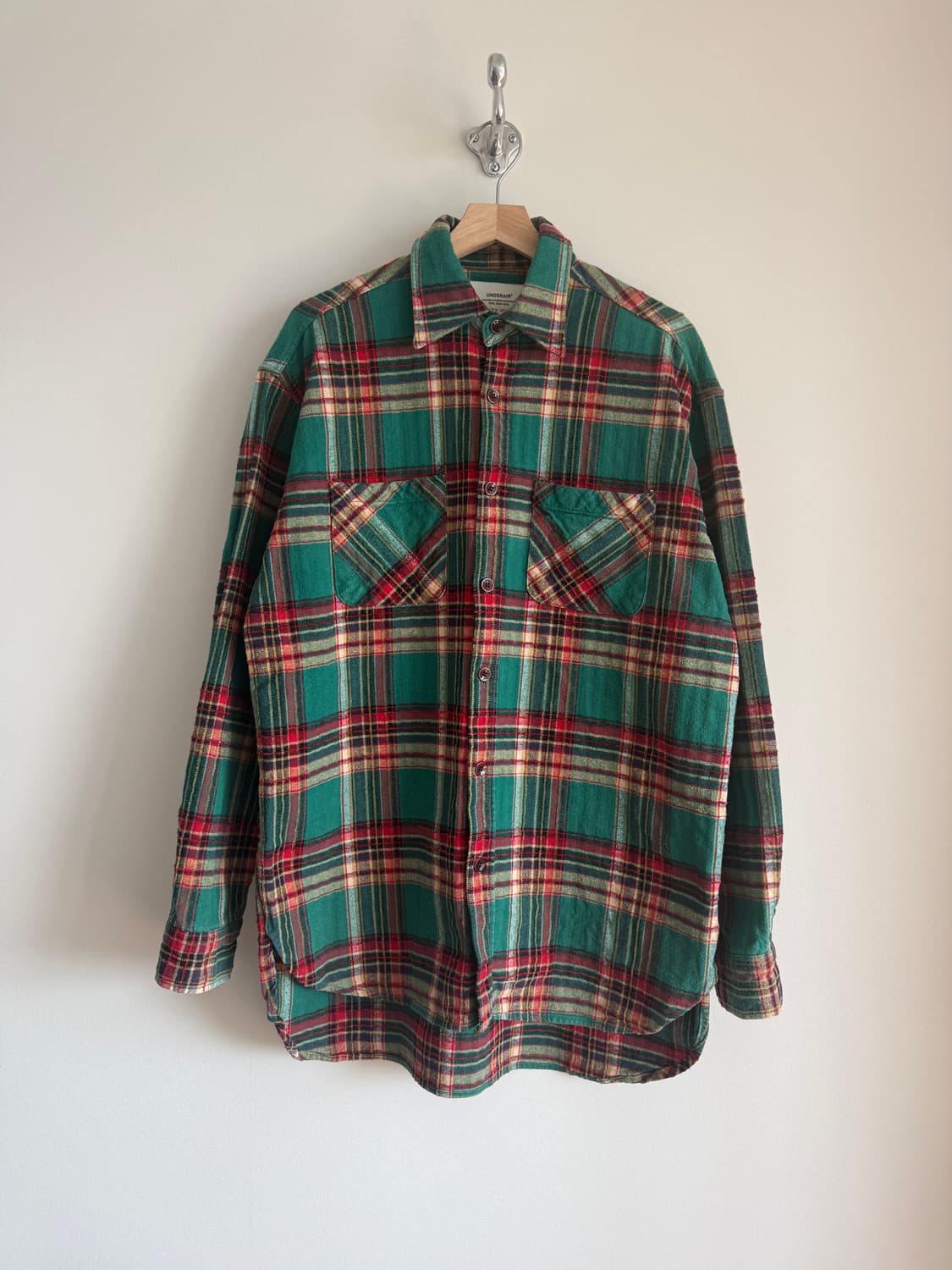 언더에어(UNDERAIR) 체크 셔츠 상품이미지1