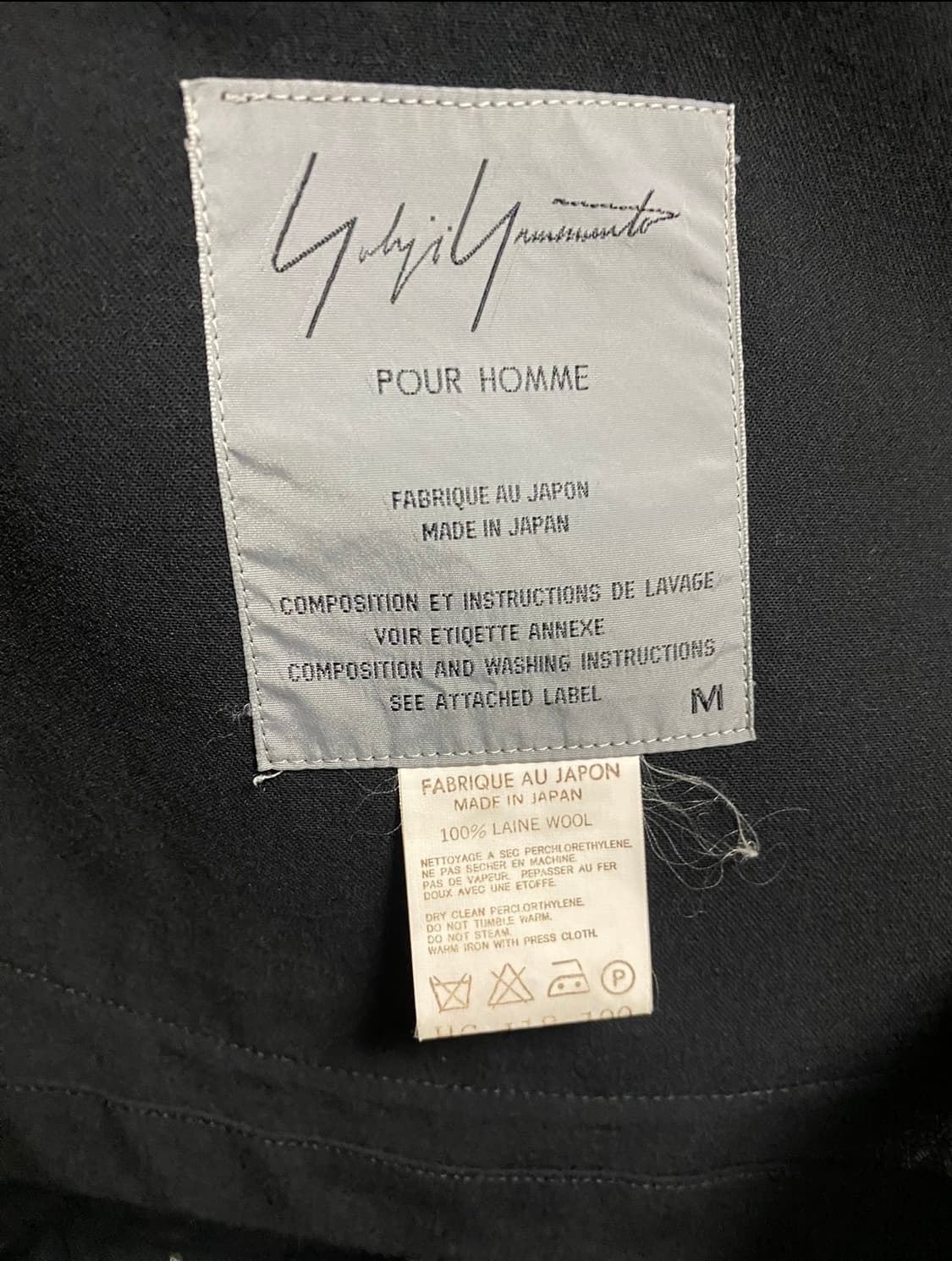 Yohji yamamoto pour homme 99ss 커버올 타입 자켓 상품이미지4