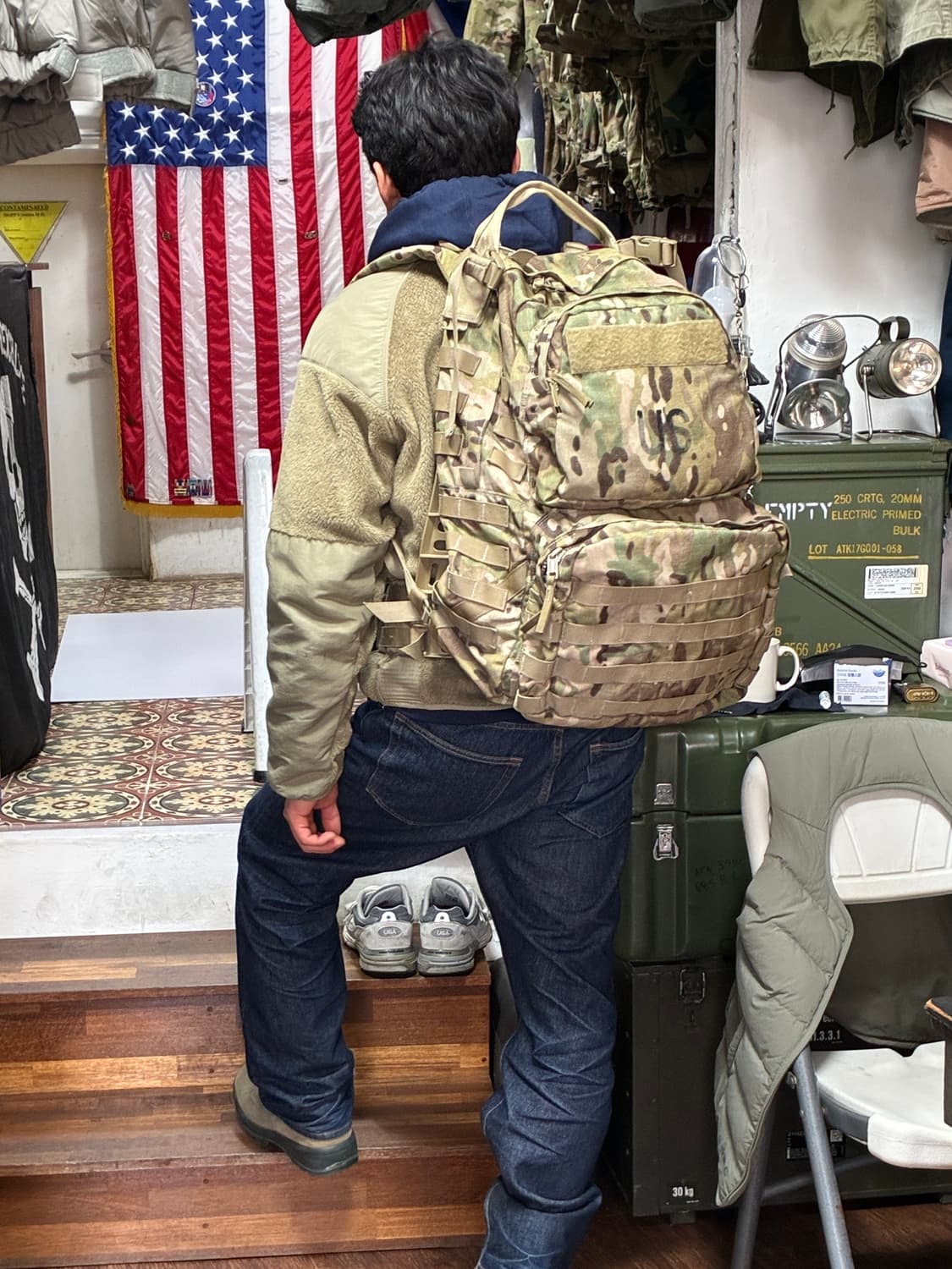 미군 MOLLE II 미디움 럭색 Multicam 백팩 프레임 포함 상품이미지10