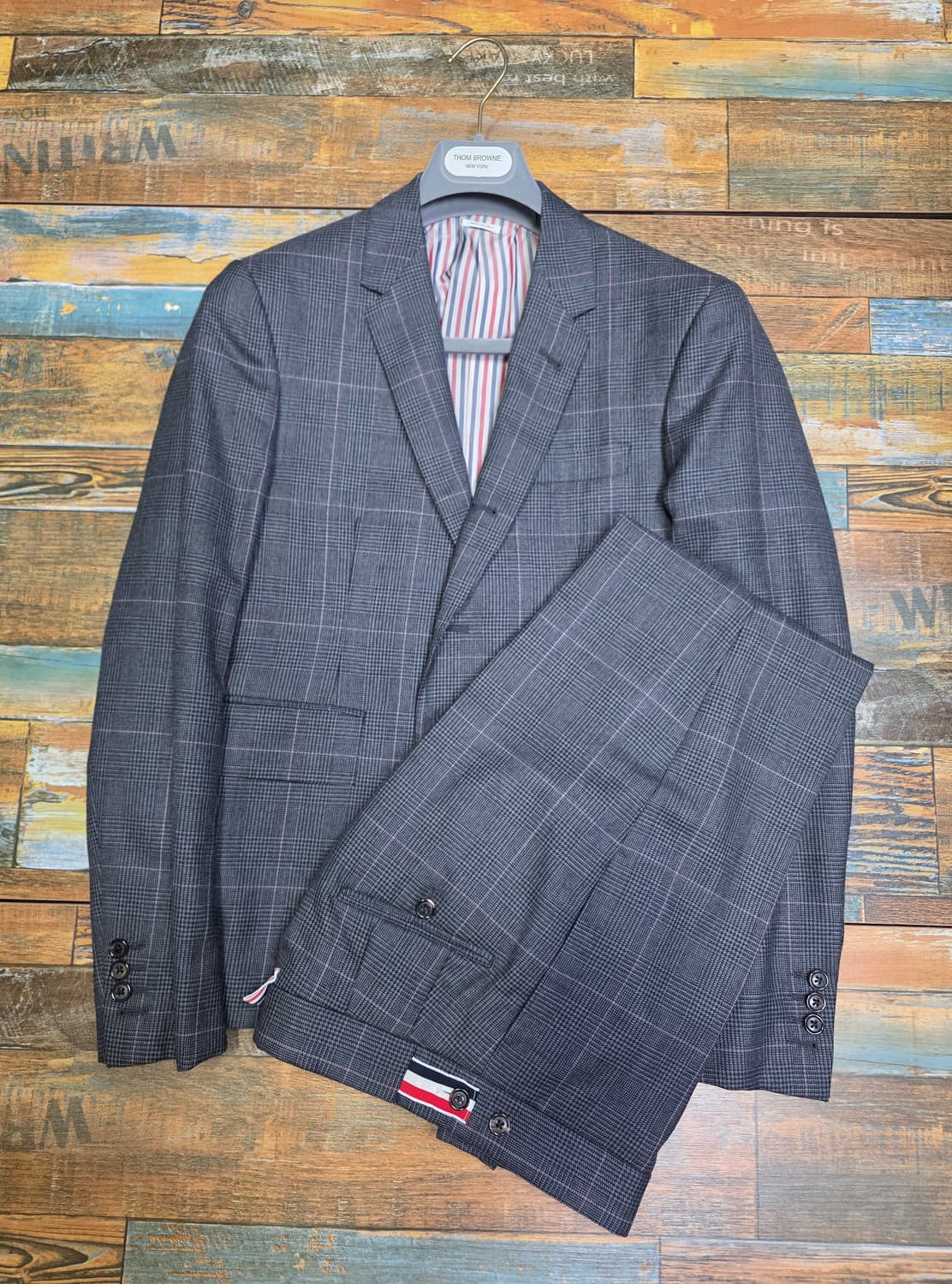 (새상품) 톰브라운 글렌체크 정장 세트 / 자켓2 팬츠1 상품이미지2