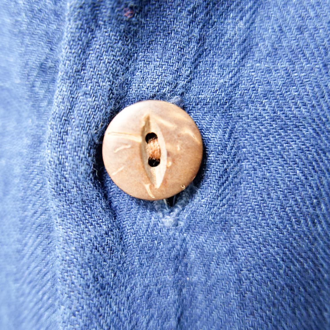 (JP/40) 풀카운트 Khadi Shirt 인디고 상품이미지4