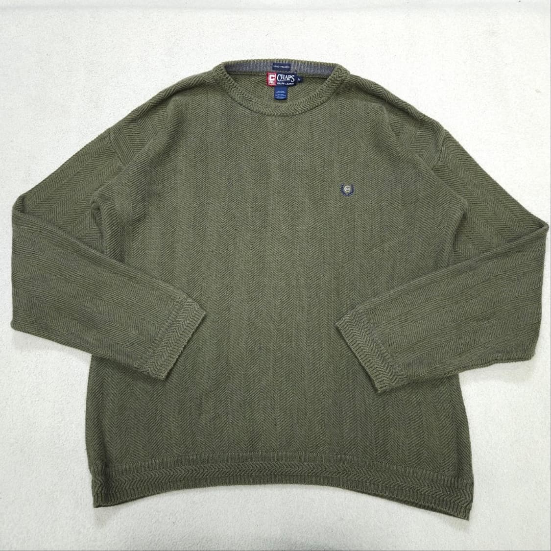 90s 챕스 랄프 로렌 헤링본 니트 M 상품이미지1