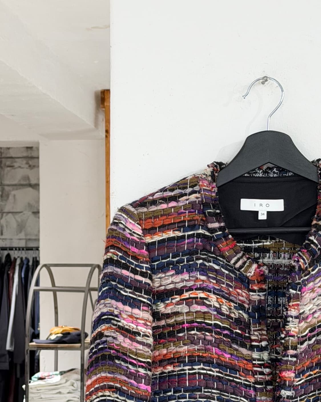 이로 멀티컬러 트위드 울 블렌드 자켓 상품이미지2