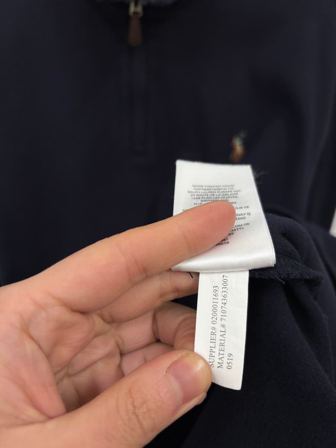 폴로랄프로렌 울 니트 반집업 상품이미지6