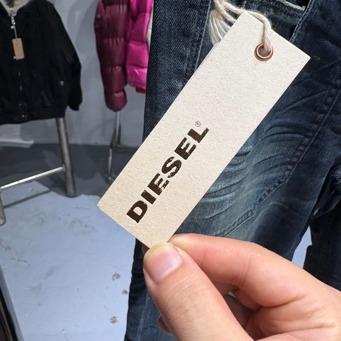 디젤 진 월키 데님청팬츠 상품이미지3