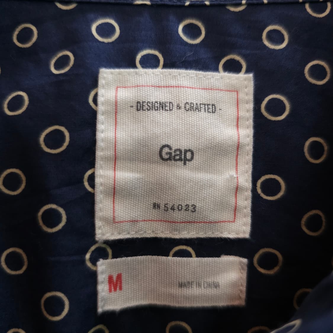Gap 네이비 도트 무늬 셔츠 상품이미지8