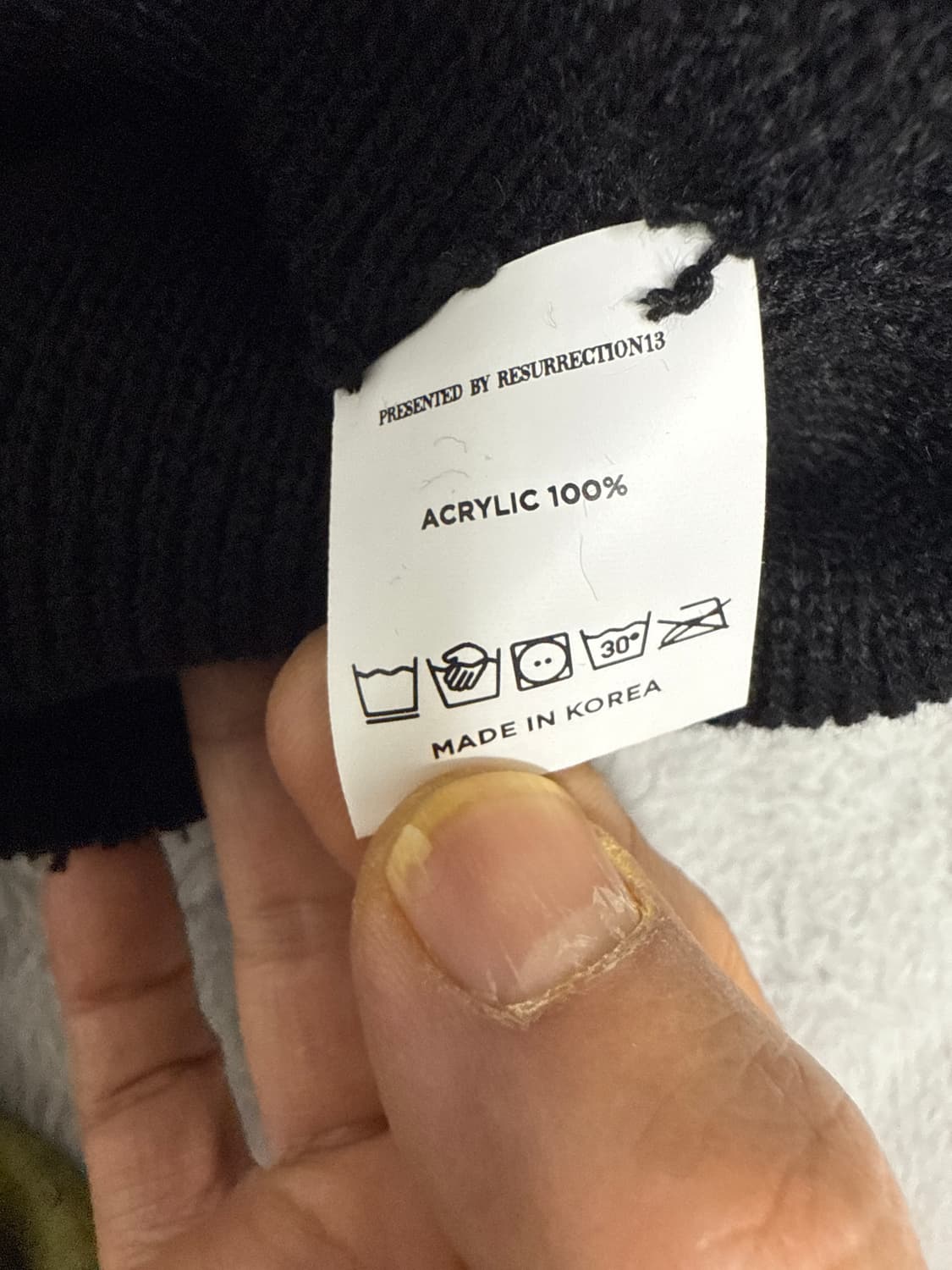 레저렉션13 비니 카모 상품이미지7