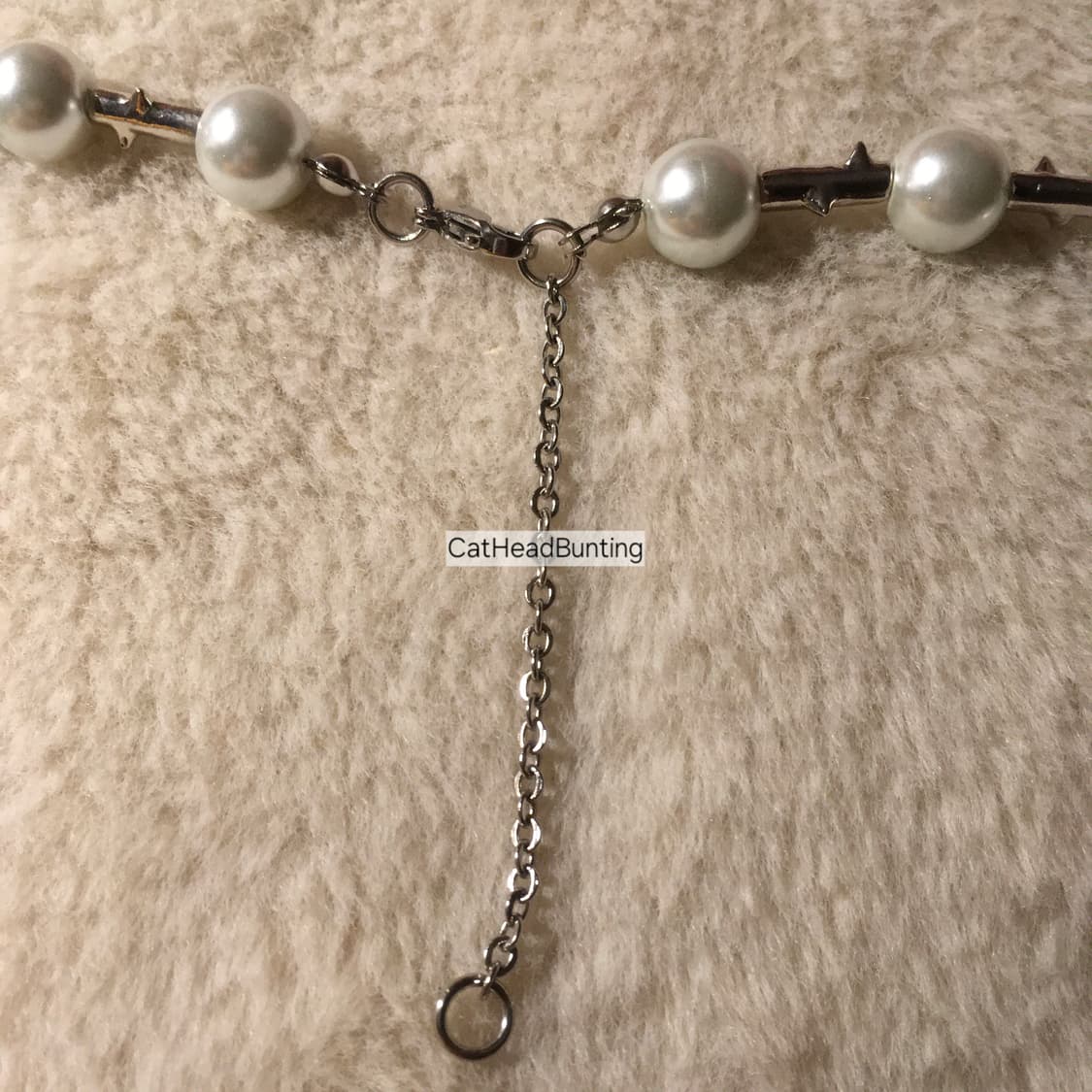 UNISEX_Pearl Thorn Necklace 진주 가시 목걸이 상품이미지8