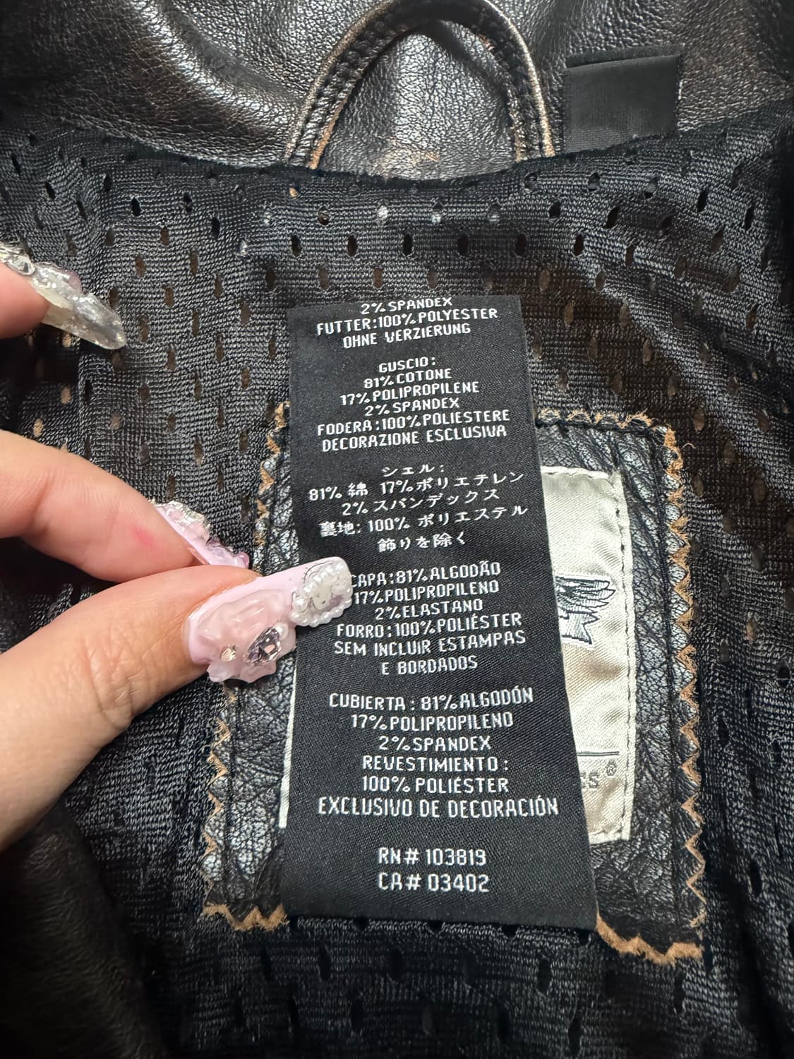 🏍️ 할리데이비슨 정품 가죽 라이더 자켓 (M) 상품이미지8