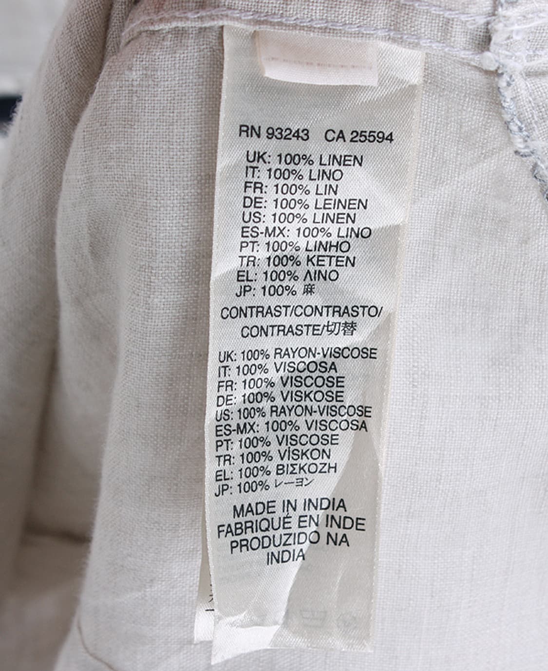 DIESEL 100% linen shirt _ S4622 상품이미지10