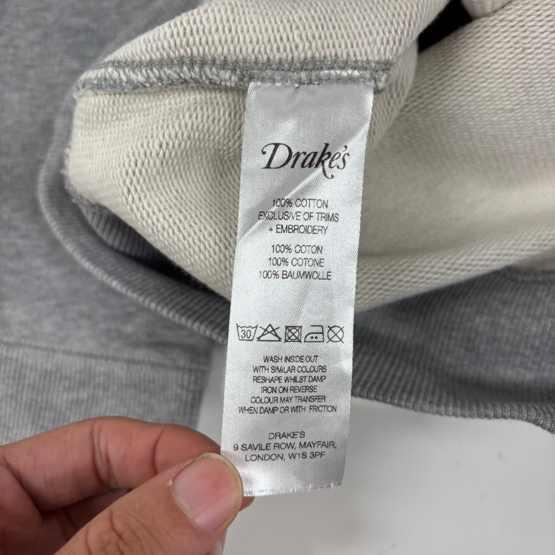 Drakes 드레익스 맨투맨 상품이미지7