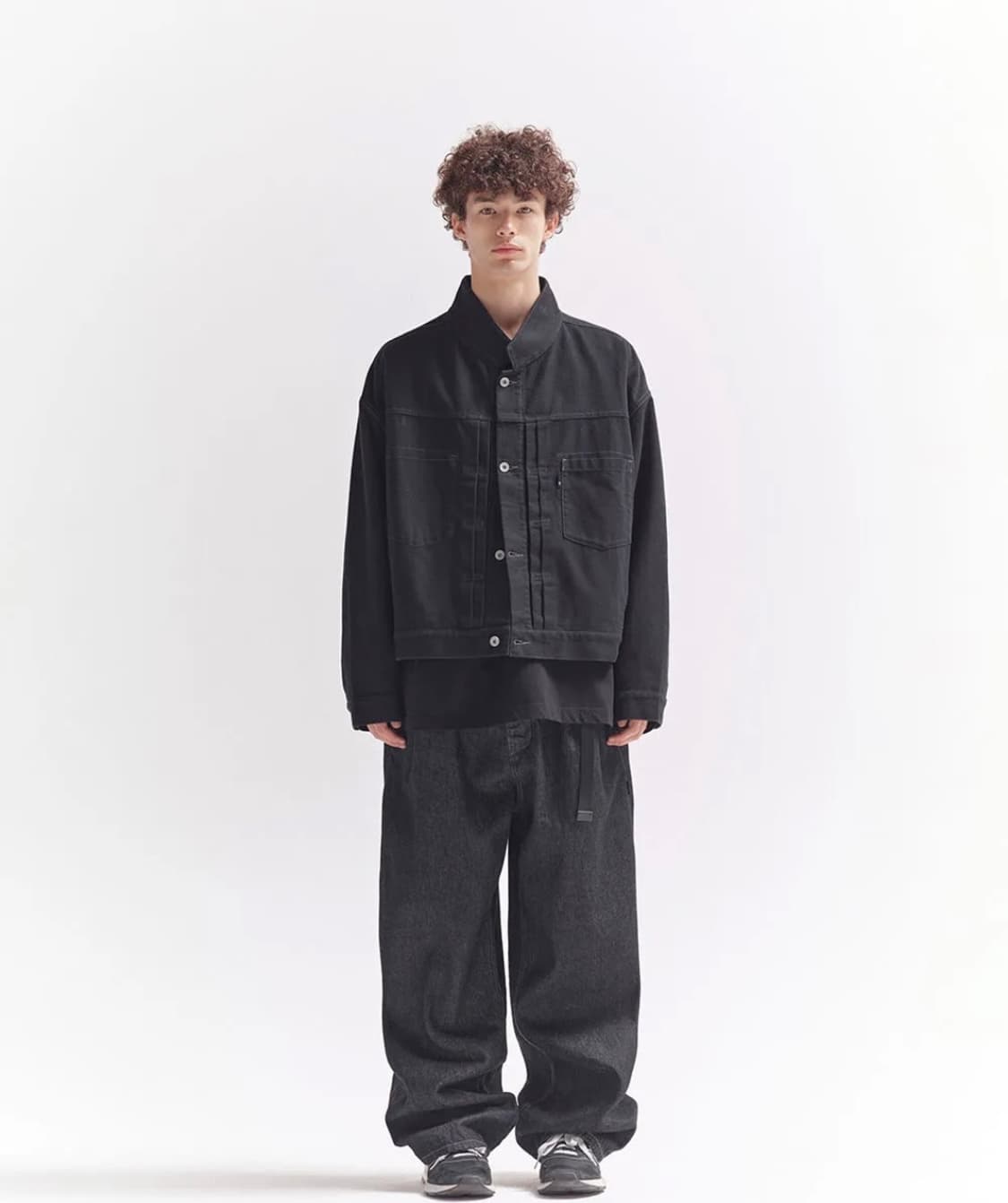 모이프 트러커 자켓-블랙 상품이미지1