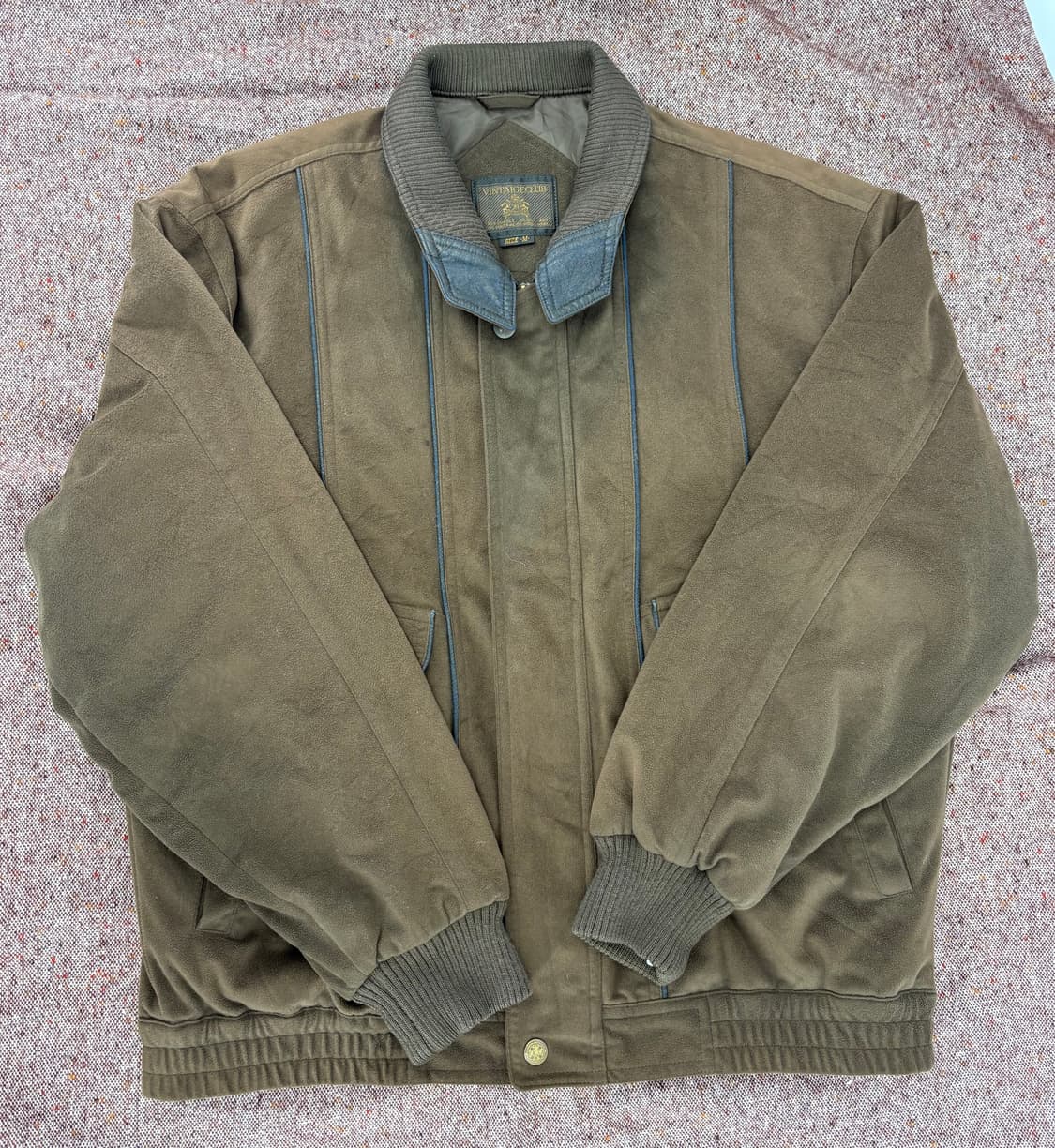🧥 [VINTAGE CLUB] Japan 스웨이드 블루종 상품이미지1