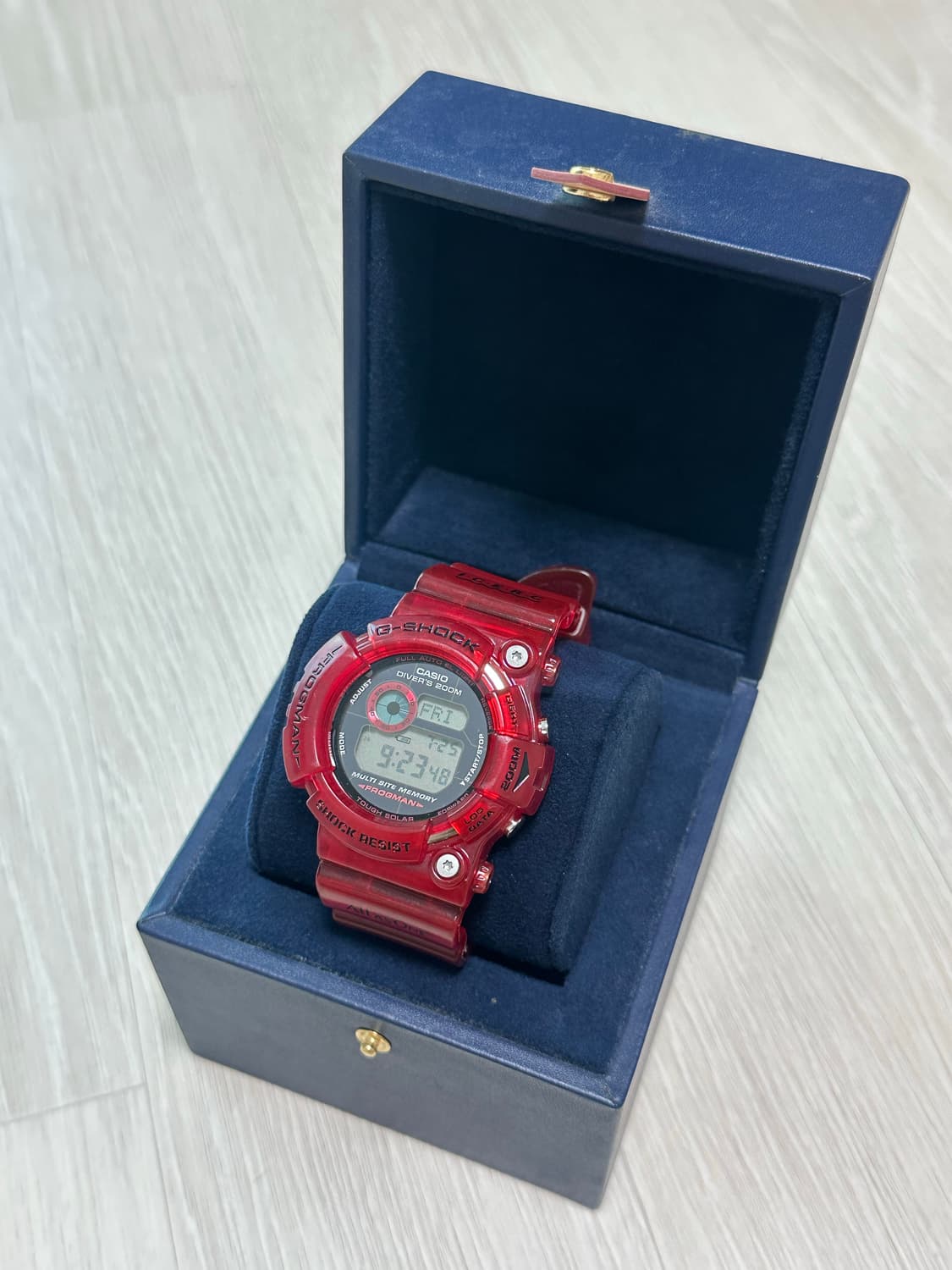[ONE SIZE] 지샥 G-SHOCK 캔디레드 프로그맨 상품이미지1