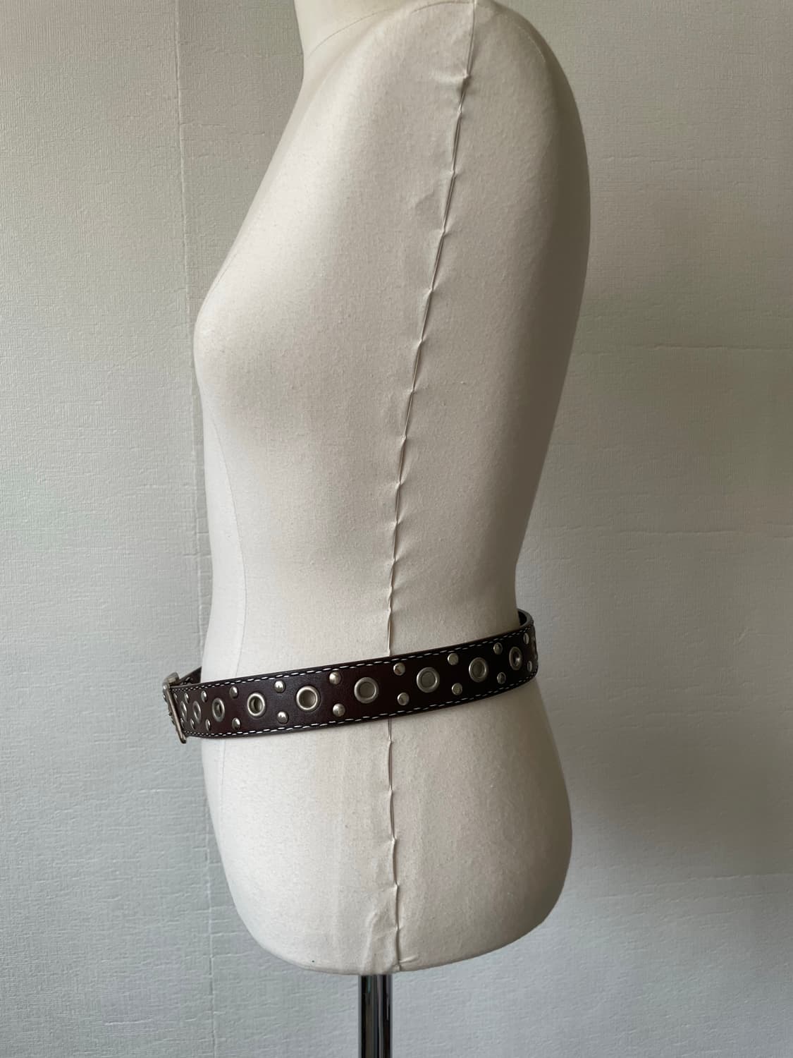 Brown Western Eyelet Belt 상품이미지4