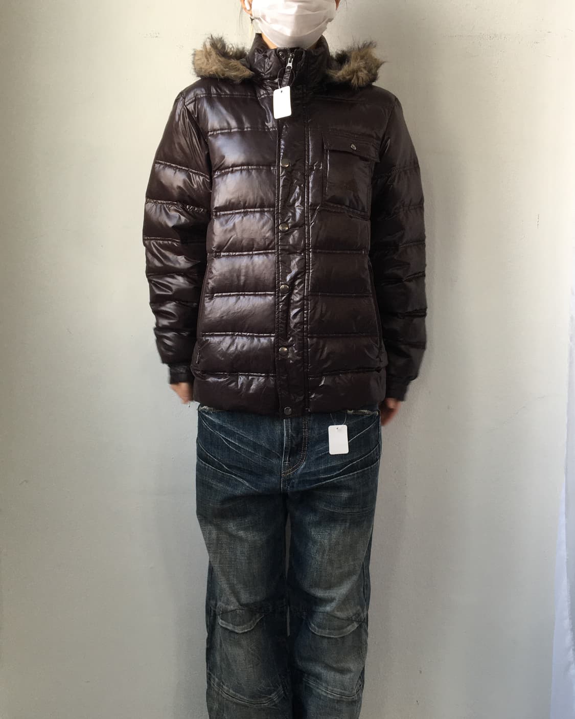 Adidas fake fur hood jumper 상품이미지9