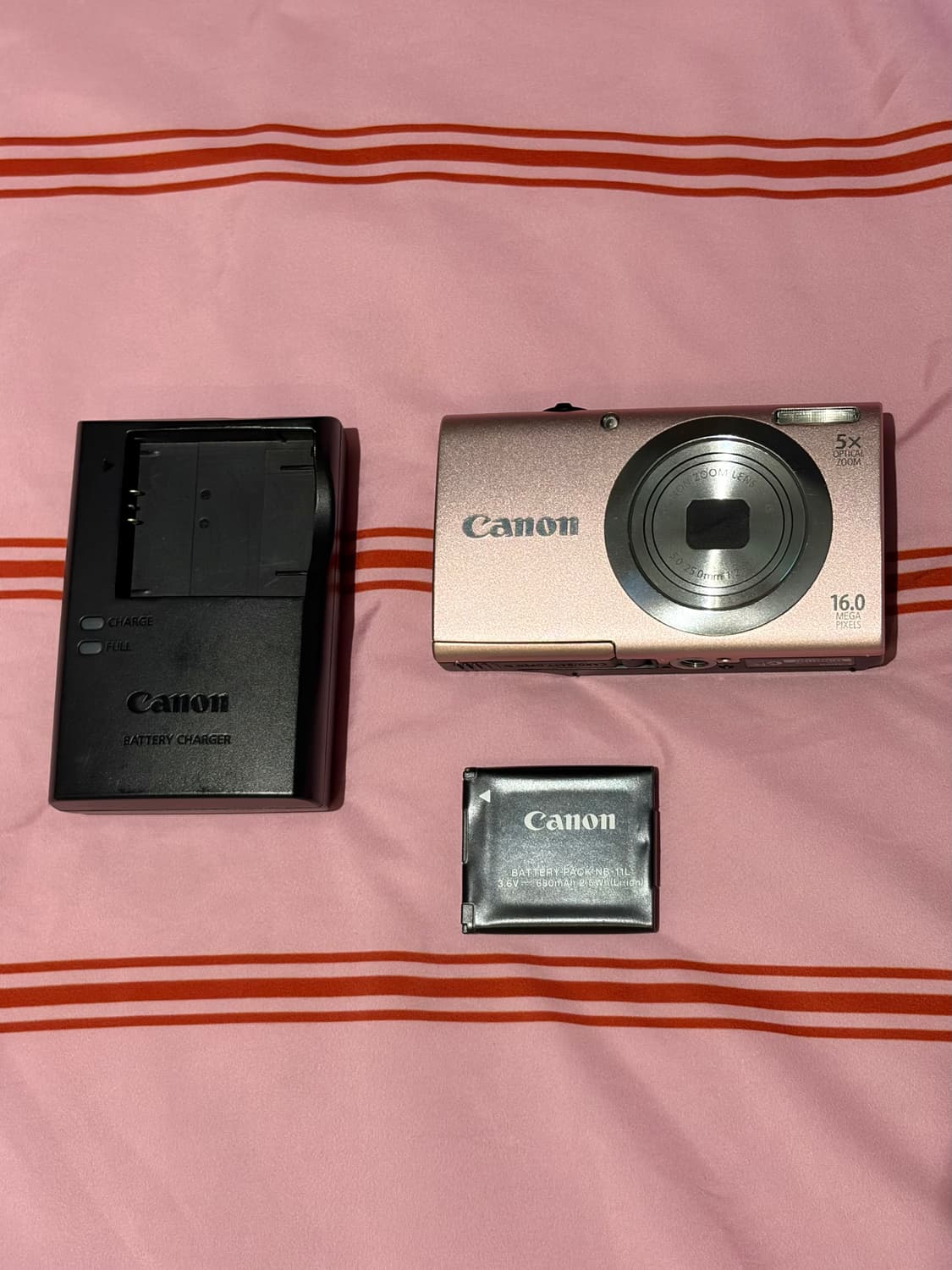 (새상품급)환연 지연 디카🎀canon powershot A2400 핑크 상품이미지1