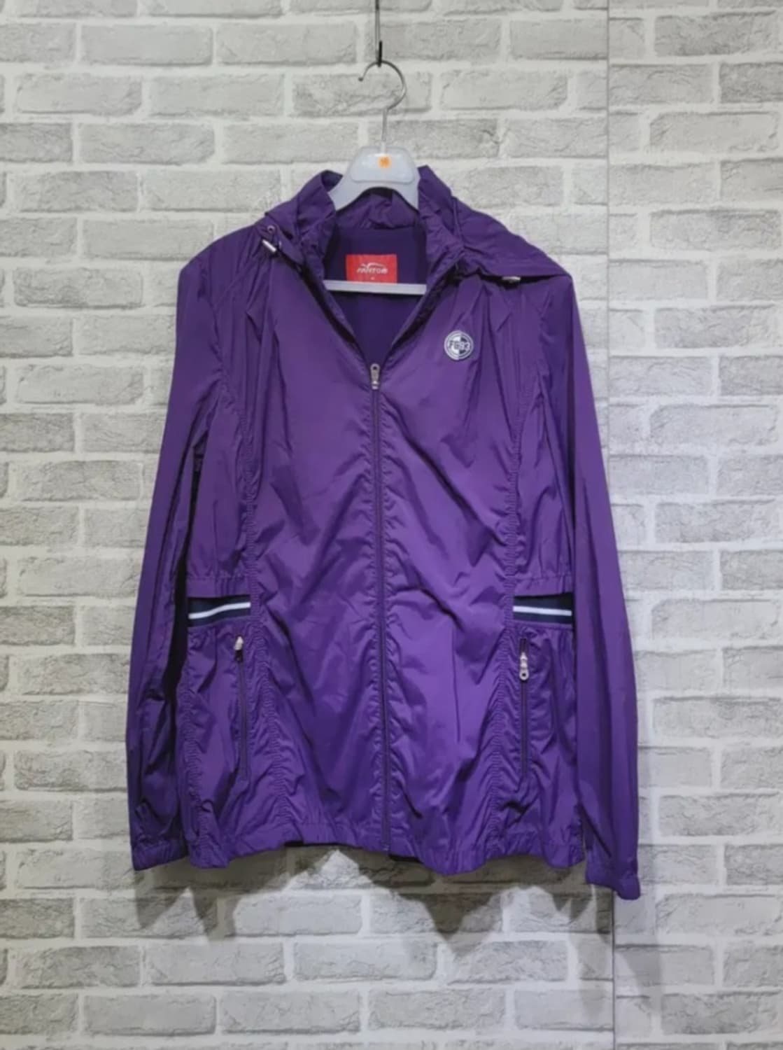 👠여성66사이즈👠Fantom 바람막이 보라색(봄~초여름용) 상품이미지1
