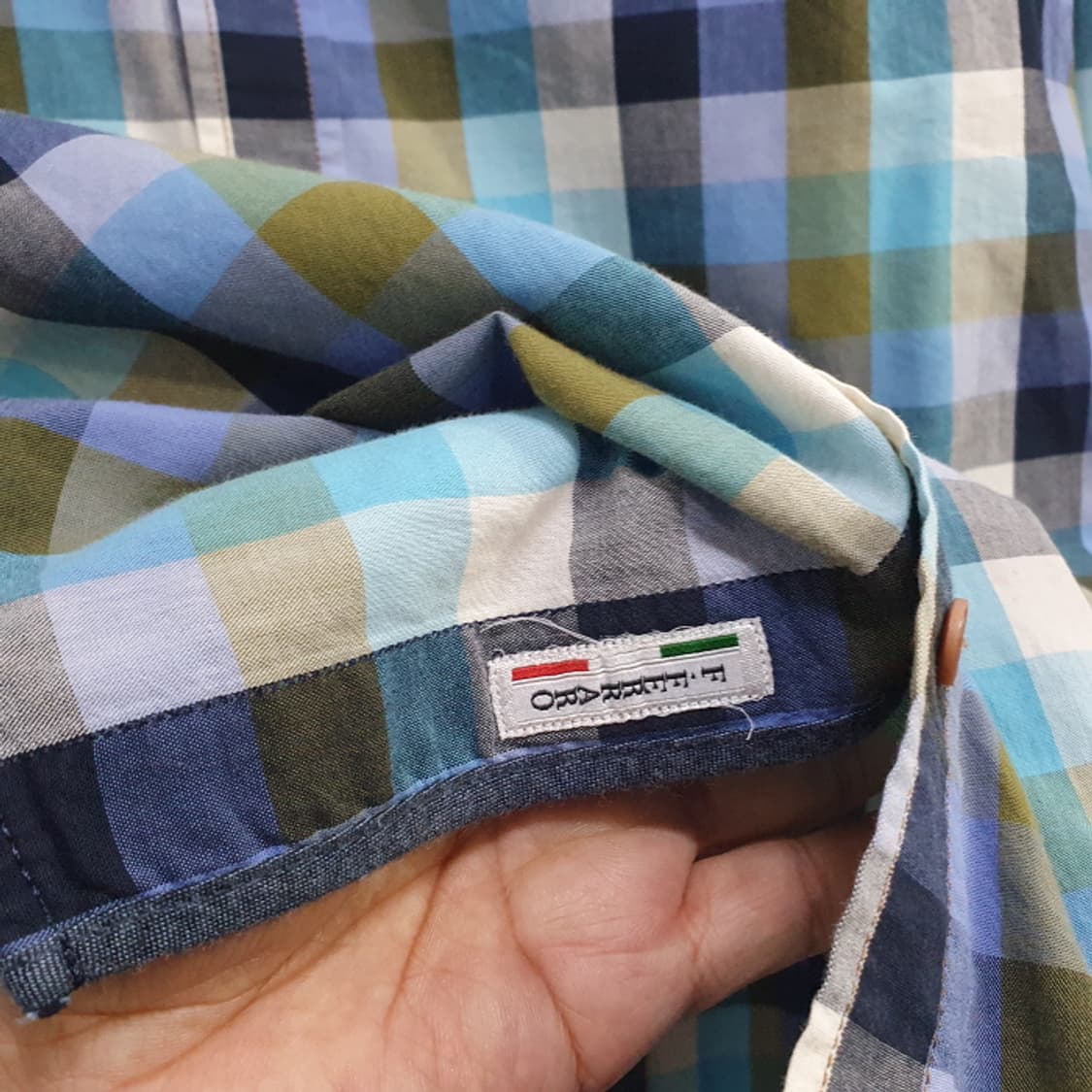 프랑코페라로  긴팔 체크셔츠(95) 상품이미지4