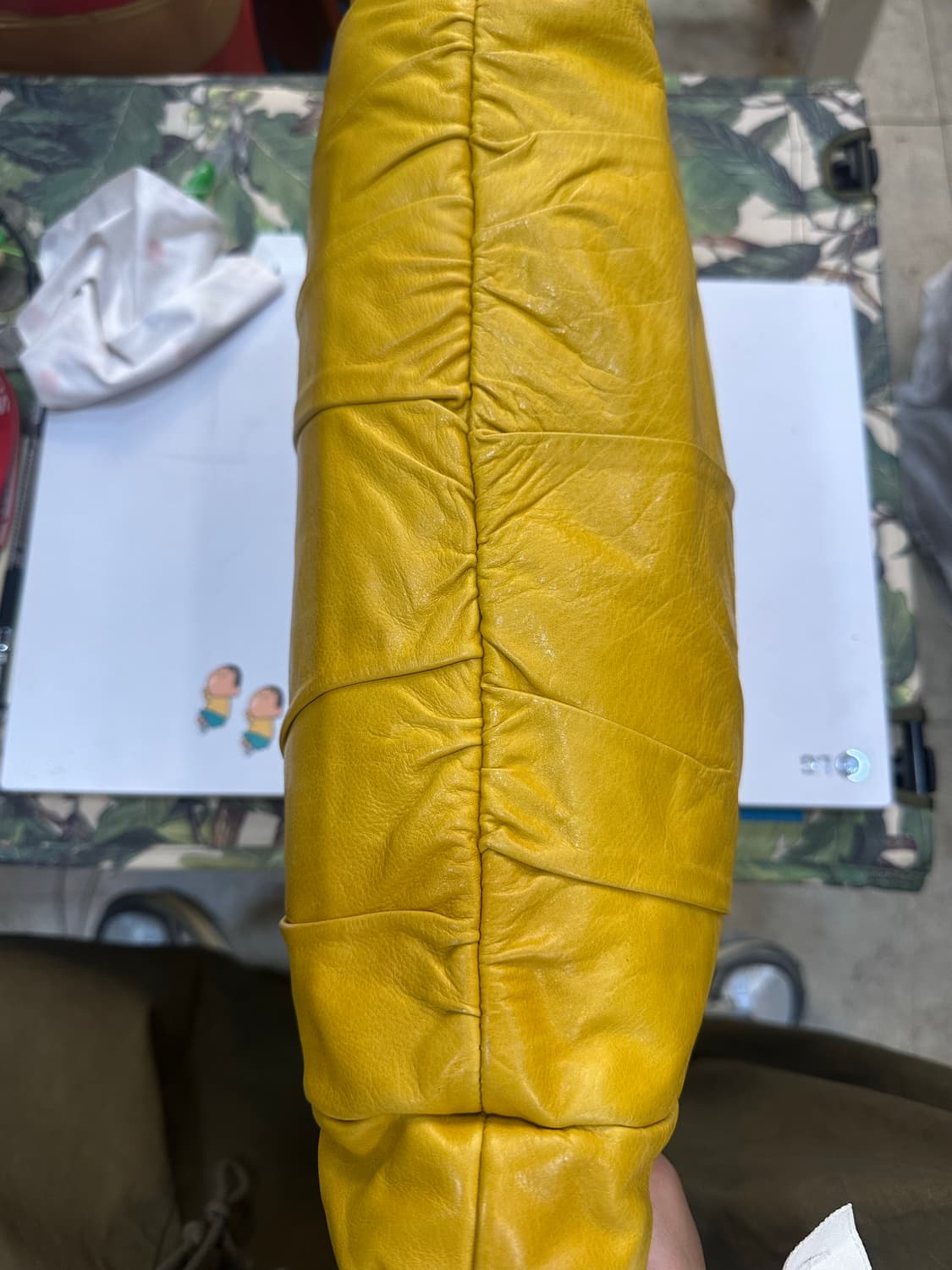 구찌 옐로우 레더 히스테리아 숄더백 상품이미지9