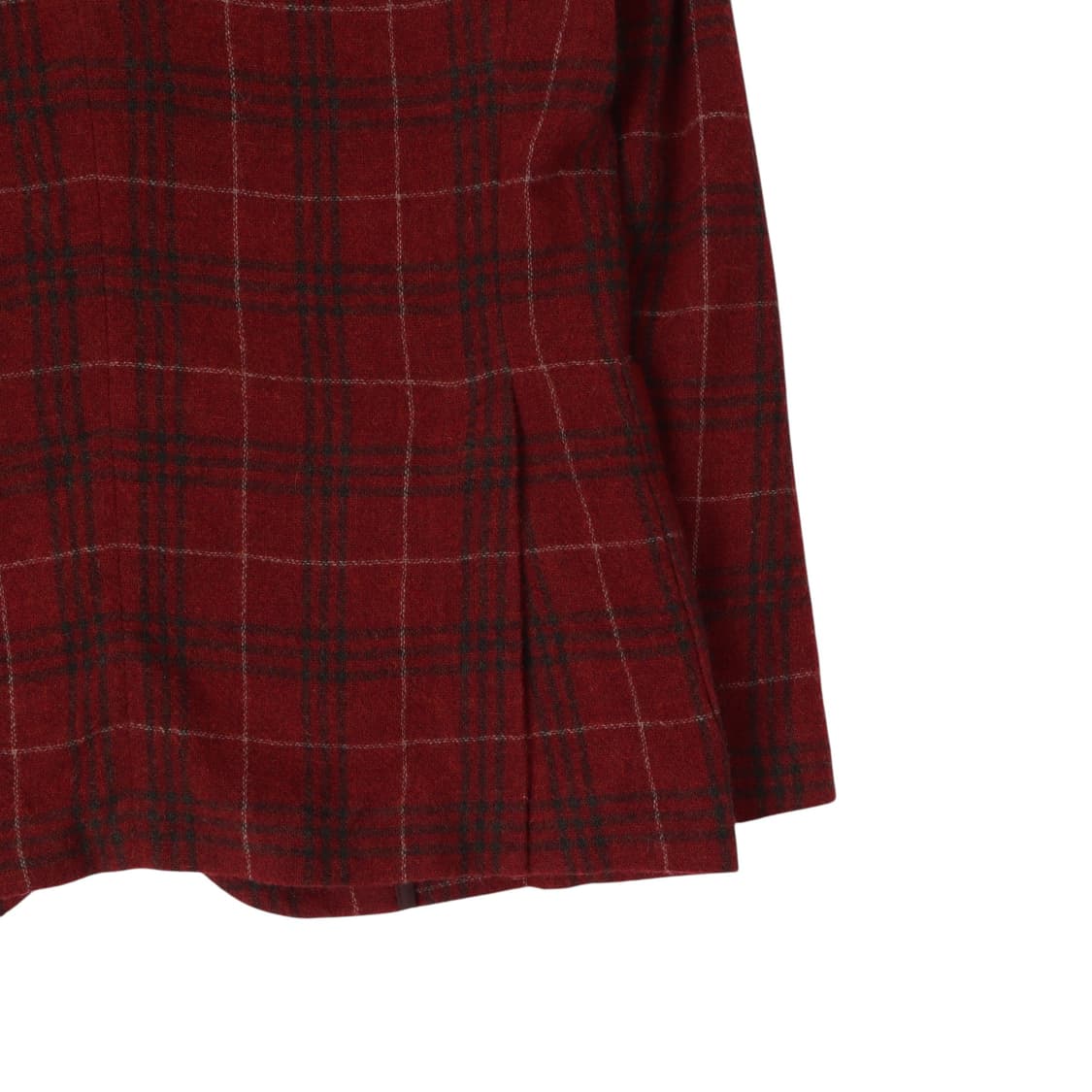 Circolo 1901 치르콜로 레드 체크 버진 울 자켓 상품이미지6