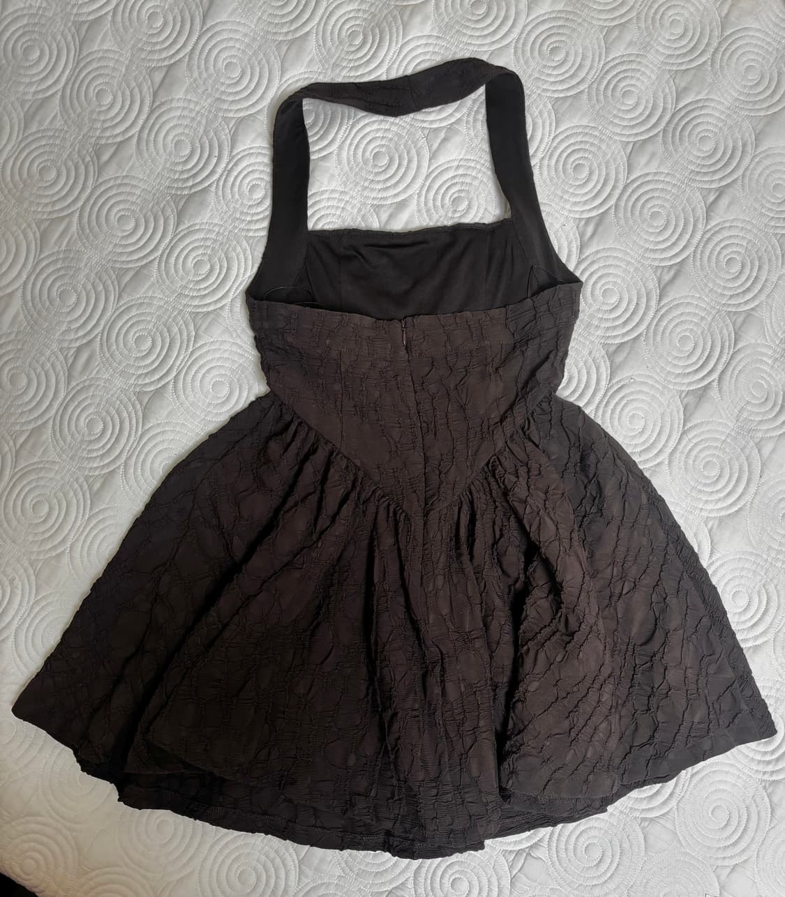 자라 홀터넥 원피스 브라운 상품이미지2