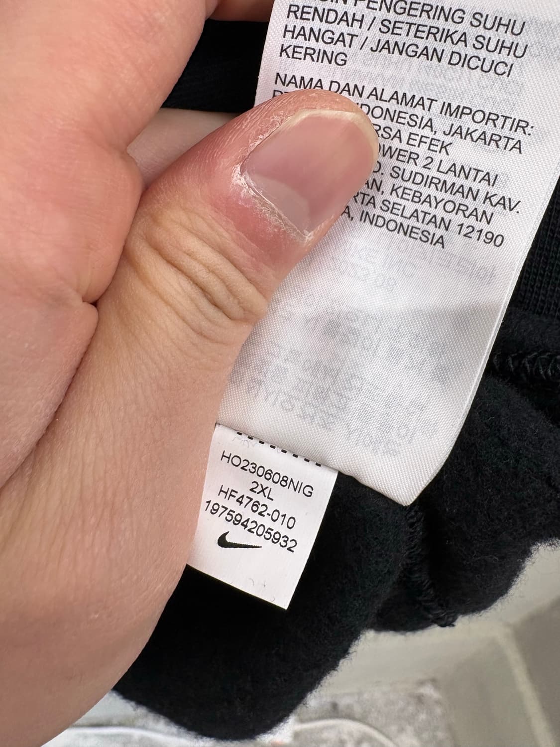 나이키 클럽 풀오버 후드티 블랙 상품이미지6