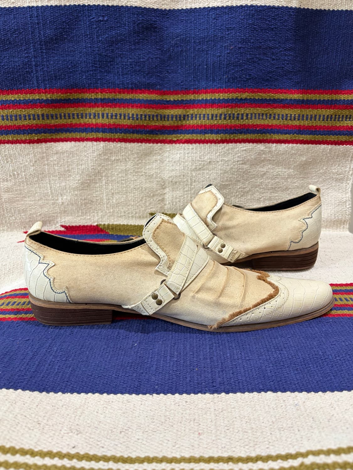 훕데두 BE - EW 롱노즈 파이톤 드레이프 부츠 상품이미지5