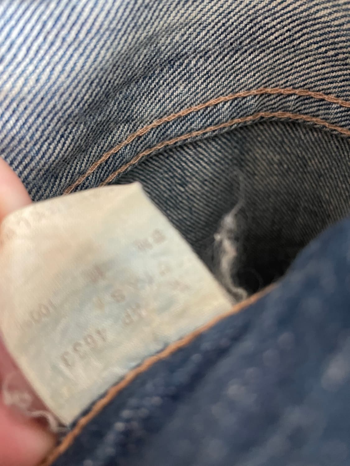 히스테릭 글래머 패치워크 데님 팬츠 상품이미지7