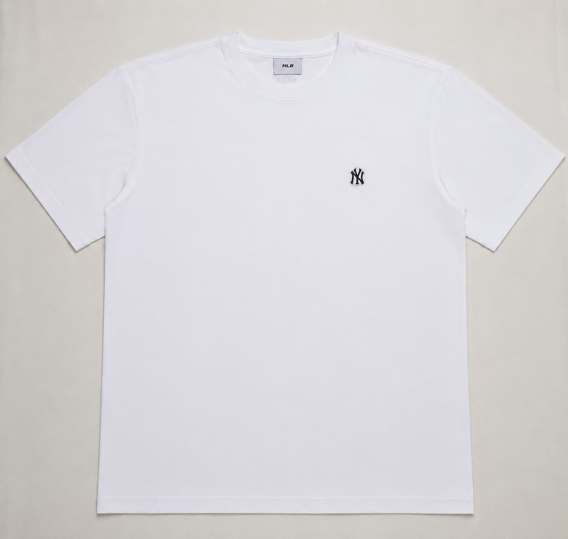 MLB 뉴욕양키스 로고 반팔 티셔츠 화이트 105(XL)  상품이미지4