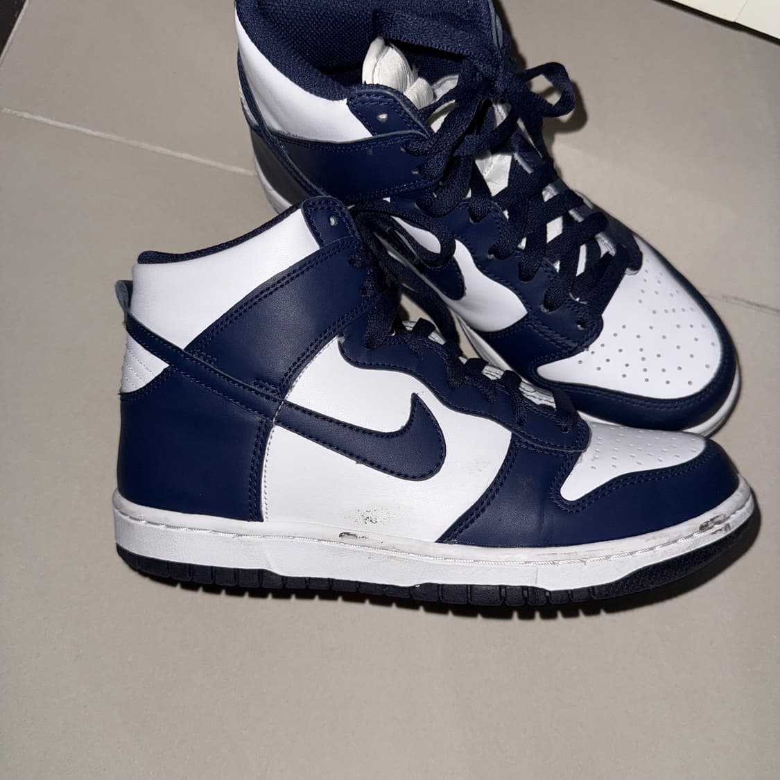 나이키 조던 덩크 하이 네이비 240 상품이미지3