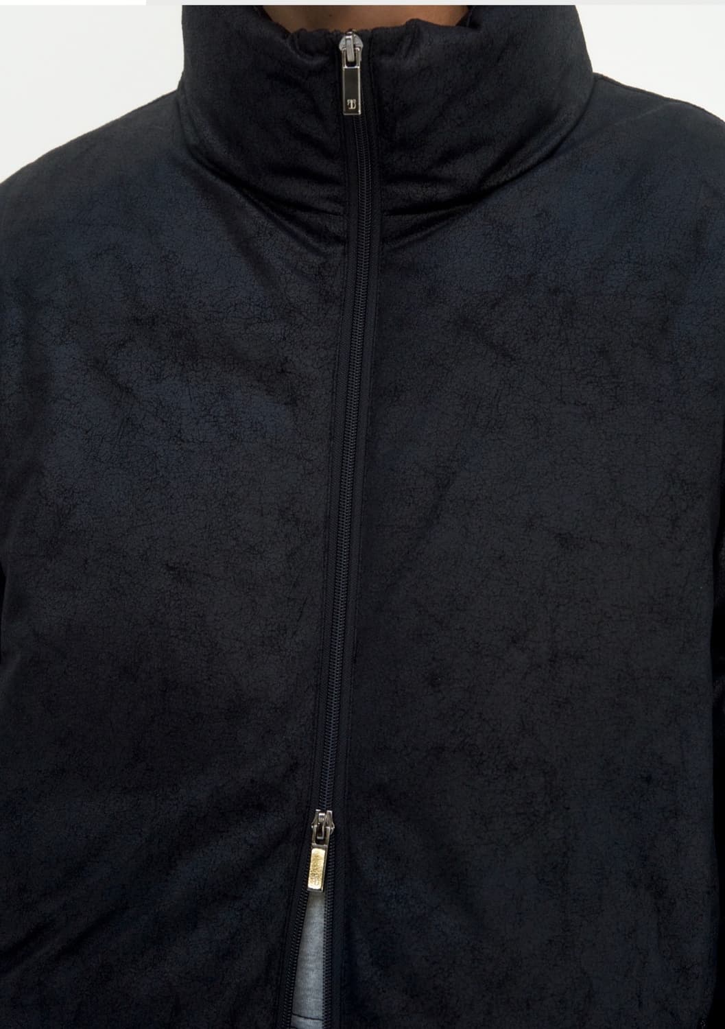 Treemingbird 스웨이드 투웨이 크롭패딩 상품이미지4