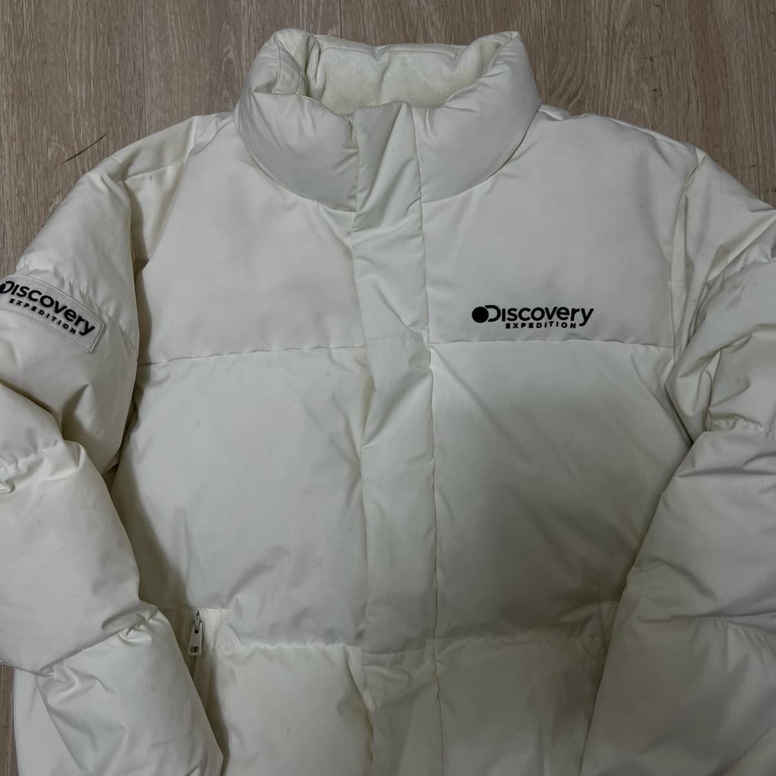 디스커버리 키즈 덕다운 화이트 패딩 150  상품이미지2