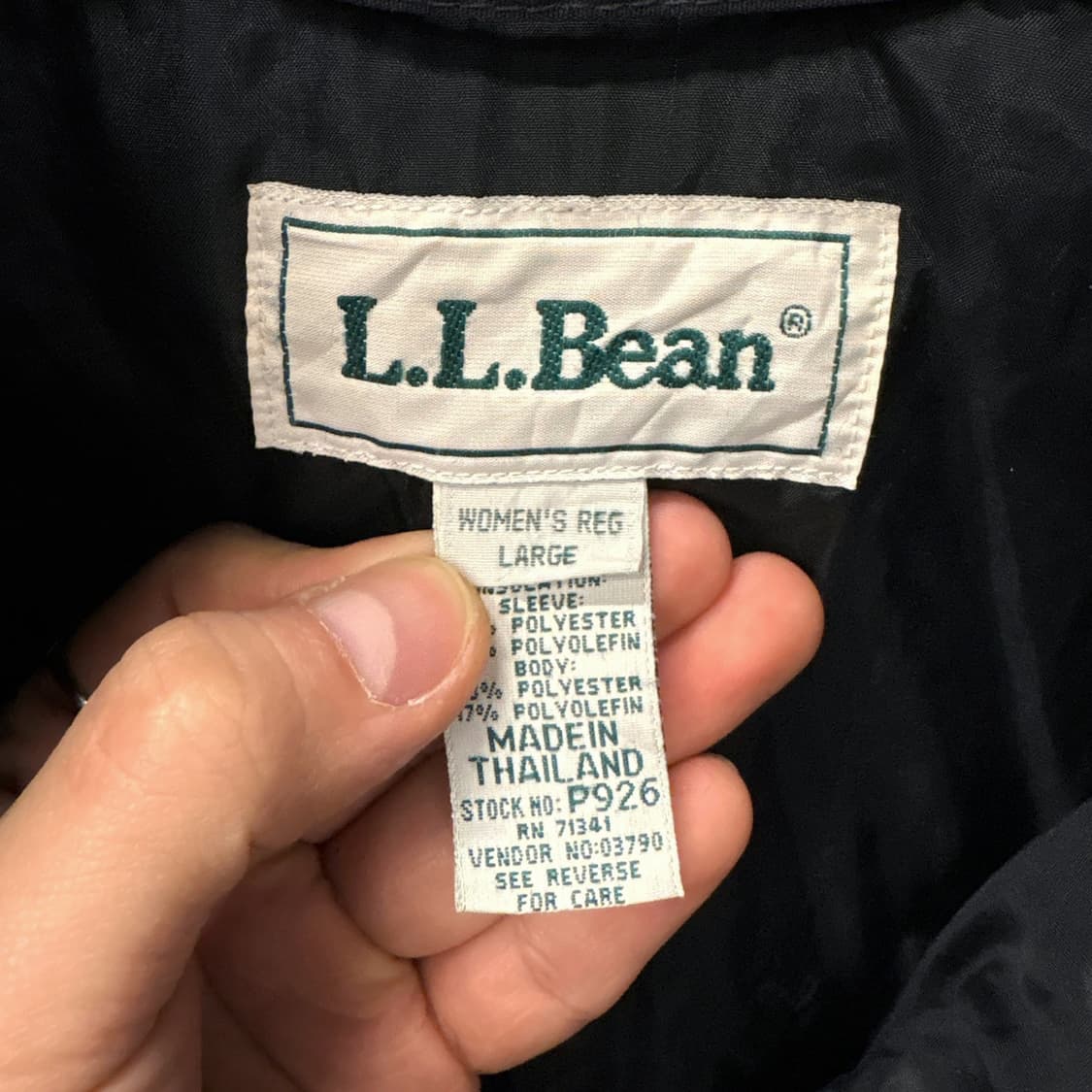 90s 우먼스 엘엘빈 플럼 미드 코튼 마운틴 파카 N166 상품이미지8