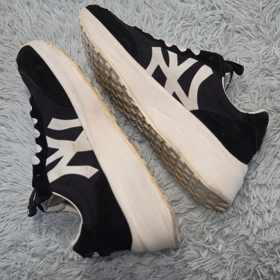 6q-24:MLB 에센셜 로고 스니커 블랙 (230cm) 상품이미지7