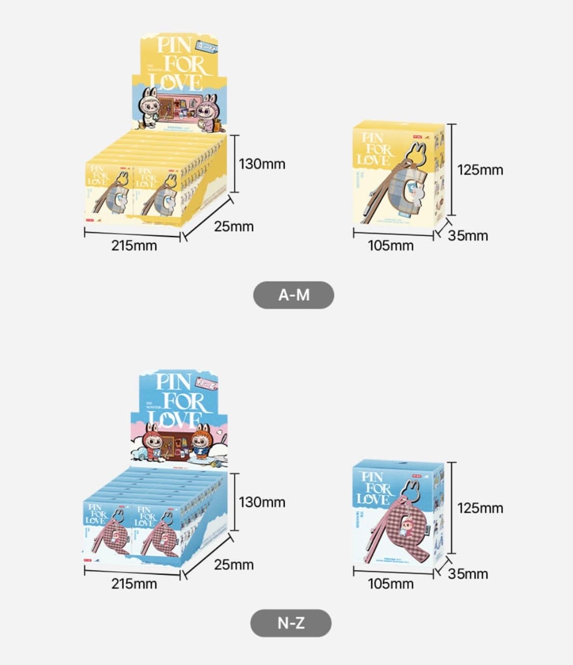 팝마트 라부부 내 마음속 비밀번호 시리즈 키링 (N-Z) 상품이미지5
