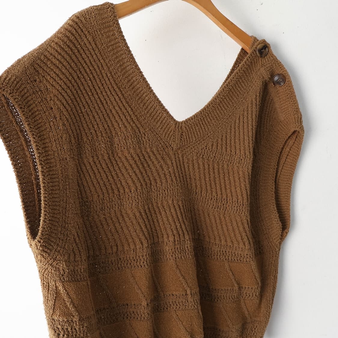 55/더캐시미어 리조트 니트 조끼  상품이미지4