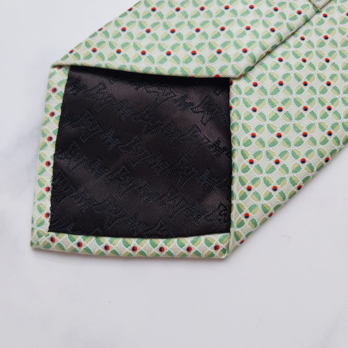 메트로시티 실크 민트그린 지오메트릭 넥타이 8.5cm A+등급 K932
 상품이미지5