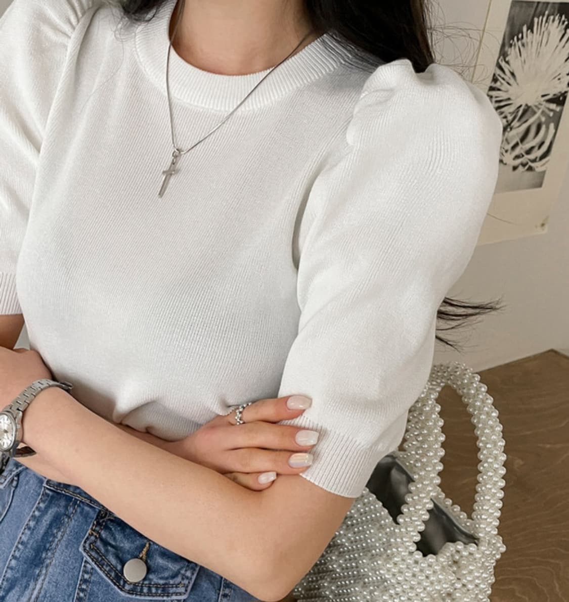 디프니 퍼프 반팔티셔츠 상품이미지1