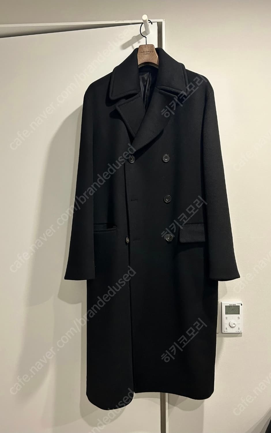 주앙옴므 더블코트 블랙 L 상품이미지1