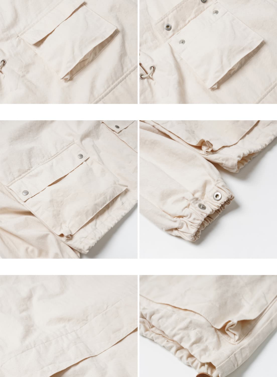 프리즘웍스 HBT 후드 아노락 점퍼(L) 상품이미지3