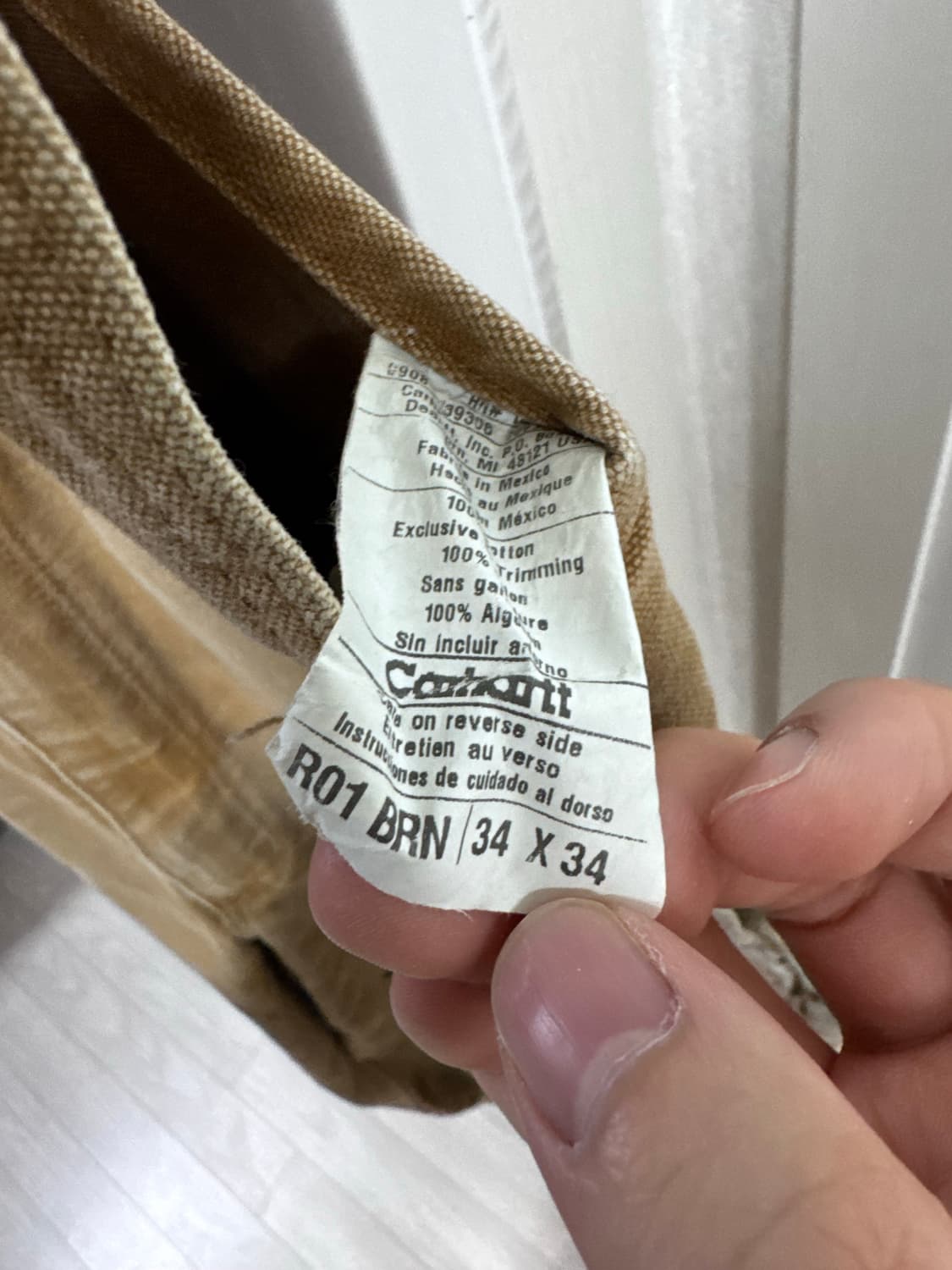 칼하트 오버롤 멜빵바지 워크슈트 상품이미지5