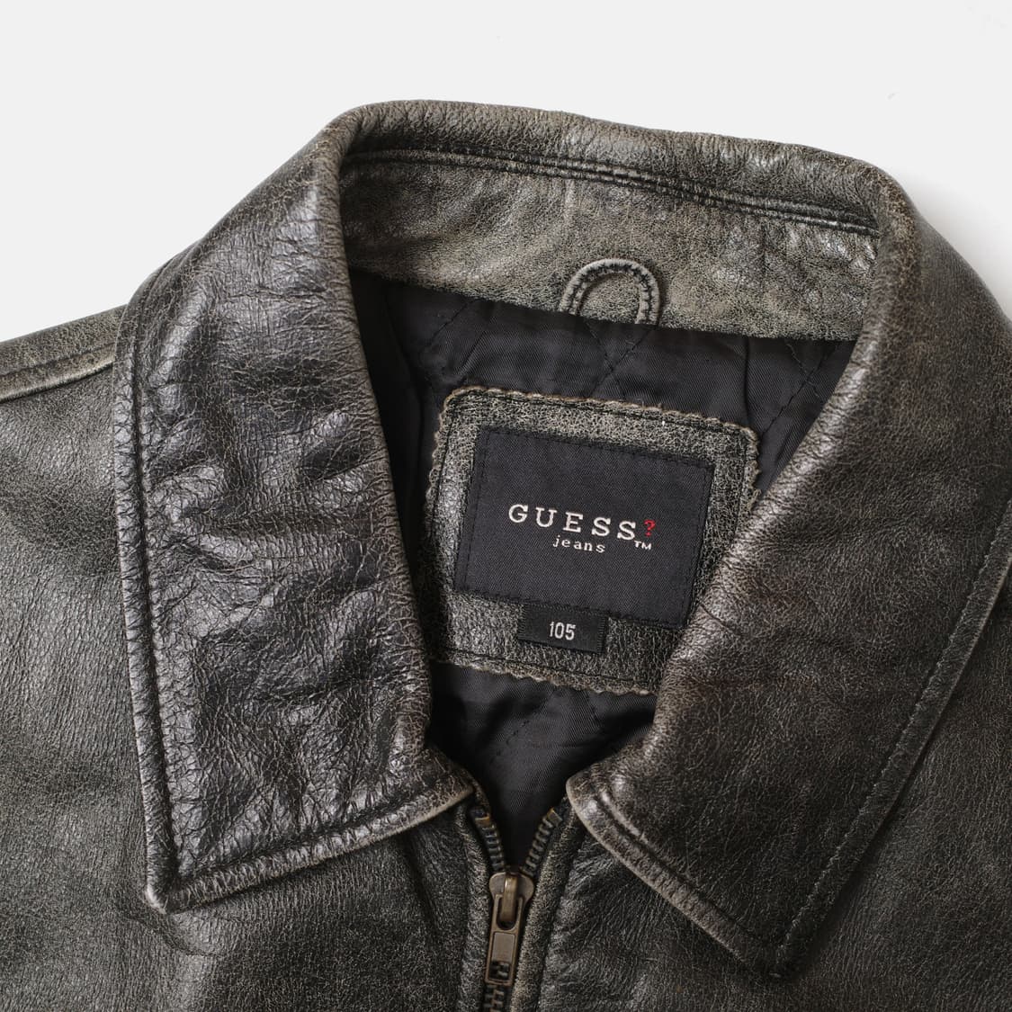 1990's Guess Jeans Leather Jacket 상품이미지8