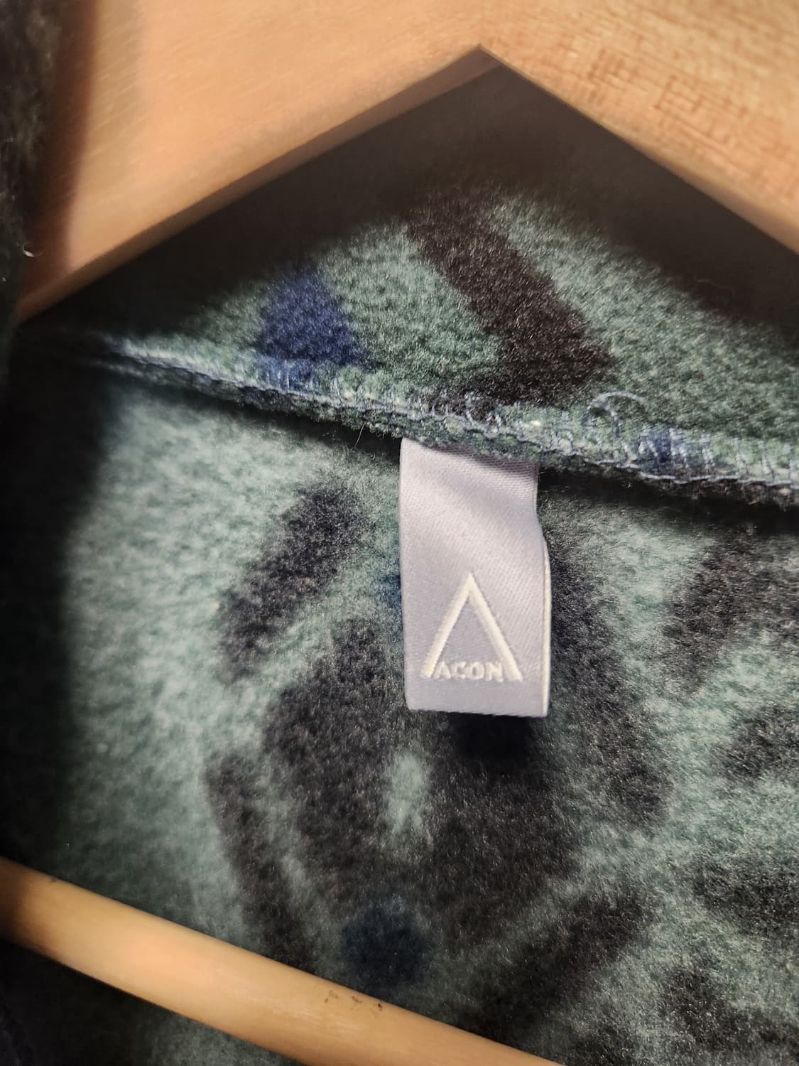 아콘 에스닉 보헤미안 패턴 플리스 집업 자켓 F 상품이미지2