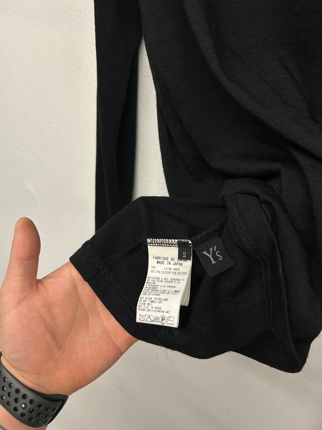 Ys by Yohji Yamamoto 요지야마모토 터틀넥 상품이미지4