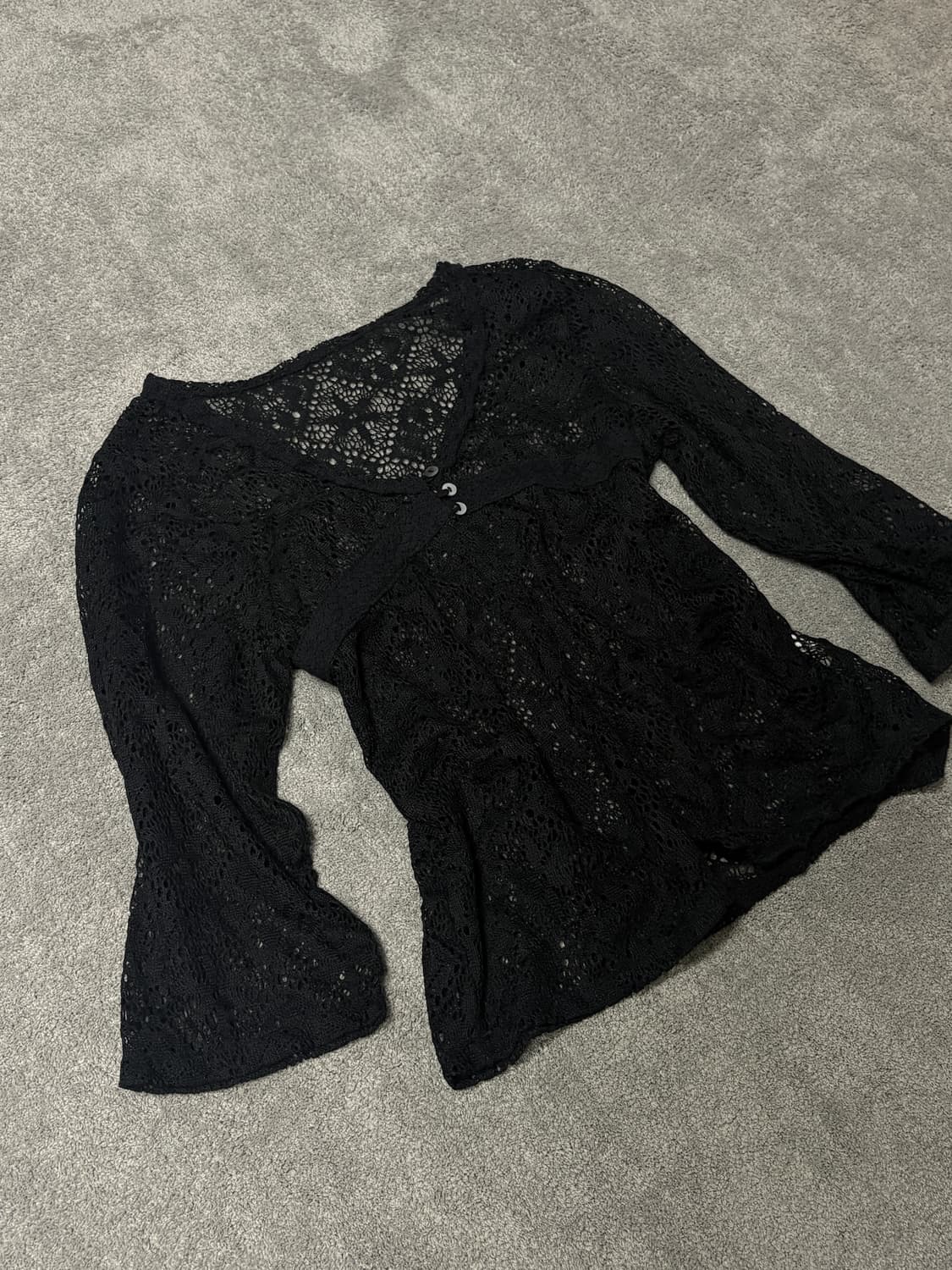 Vintage morigirl fairy-grunge cardigan 상품이미지3