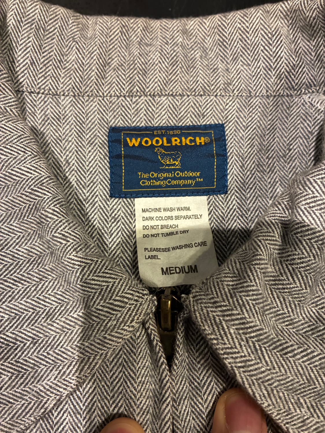 M) 울리치 해링턴 셔츠 집업 상품이미지2